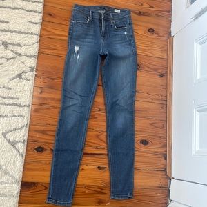 high ride skinny jeans